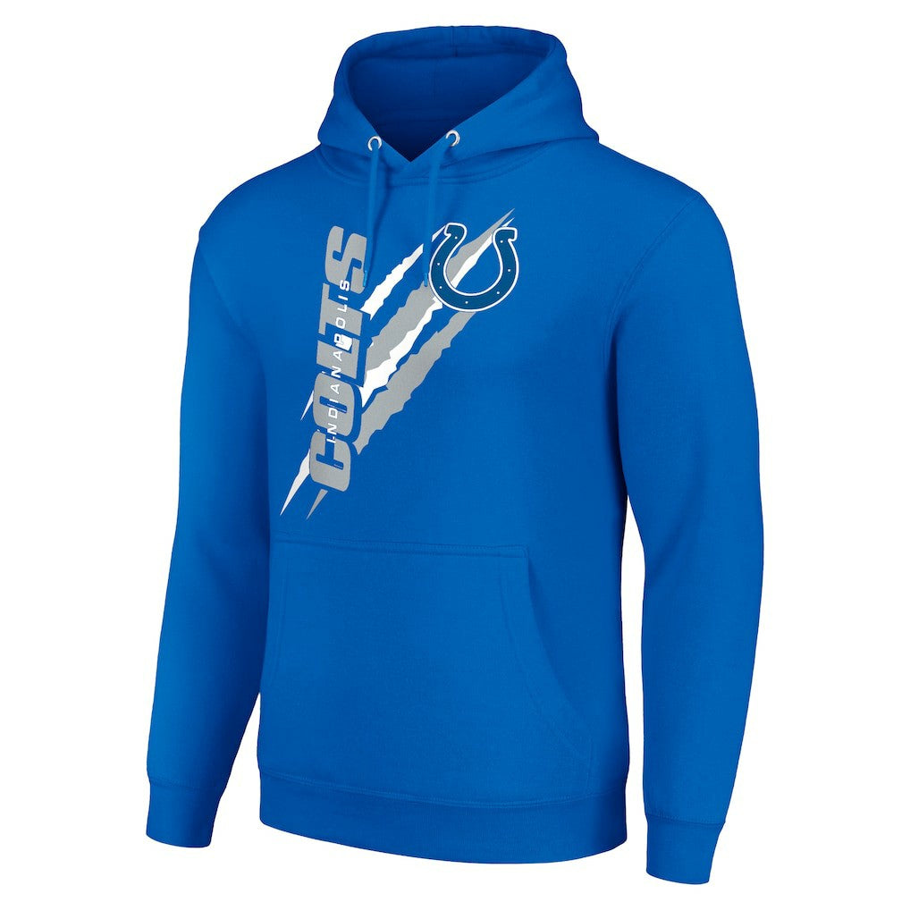 Indianapolis Colts Starter Unisex Color Scratch Fleece Pullover Hoodie - Royal sale
