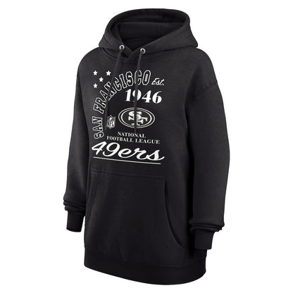 San Francisco 49ers Starter Unisex Arch Team Fleece Pullover Hoodie - Black for sale