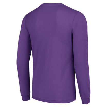 Minnesota Vikings Starter Half Ball Team Long Sleeve T-Shirt - Purple on sale