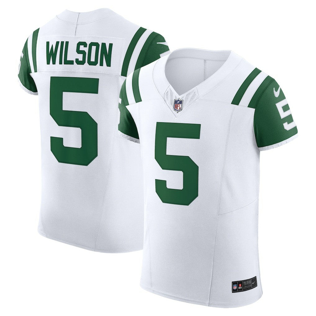 Garrett Wilson New York Jets Classic Alternate Vapor F.U.S.E. Elite Jersey - White | Nike online