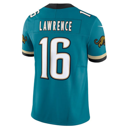 Trevor Lawrence Jacksonville Jaguars Prowler Throwback Vapor F.U.S.E. Limited Jersey - Teal | Nike on sale
