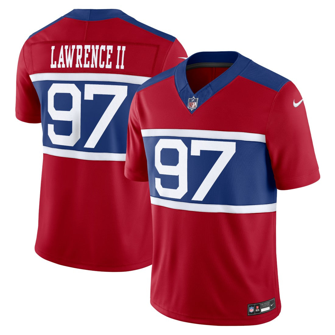 Dexter Lawrence II New York Giants Alternate Vapor F.U.S.E. Limited Jersey - Century Red | Nike outlet