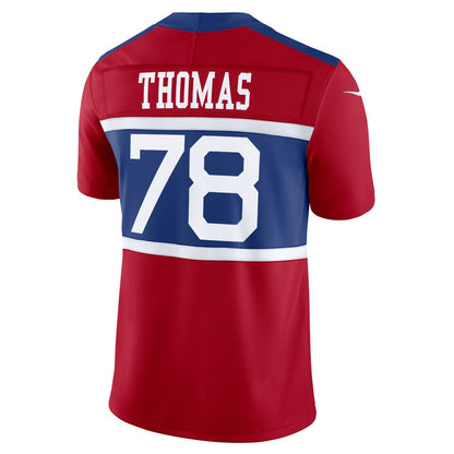 Andrew Thomas New York Giants Alternate Vapor F.U.S.E. Limited Jersey - Century Red | Nike for sale