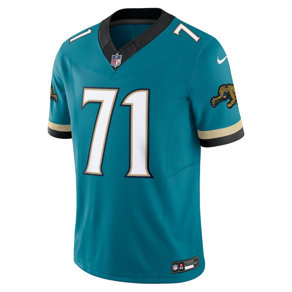 Tony Boselli Jacksonville Jaguars Prowler Throwback Vapor F.U.S.E. Limited Retired Player Jersey - Teal | Nike for sale