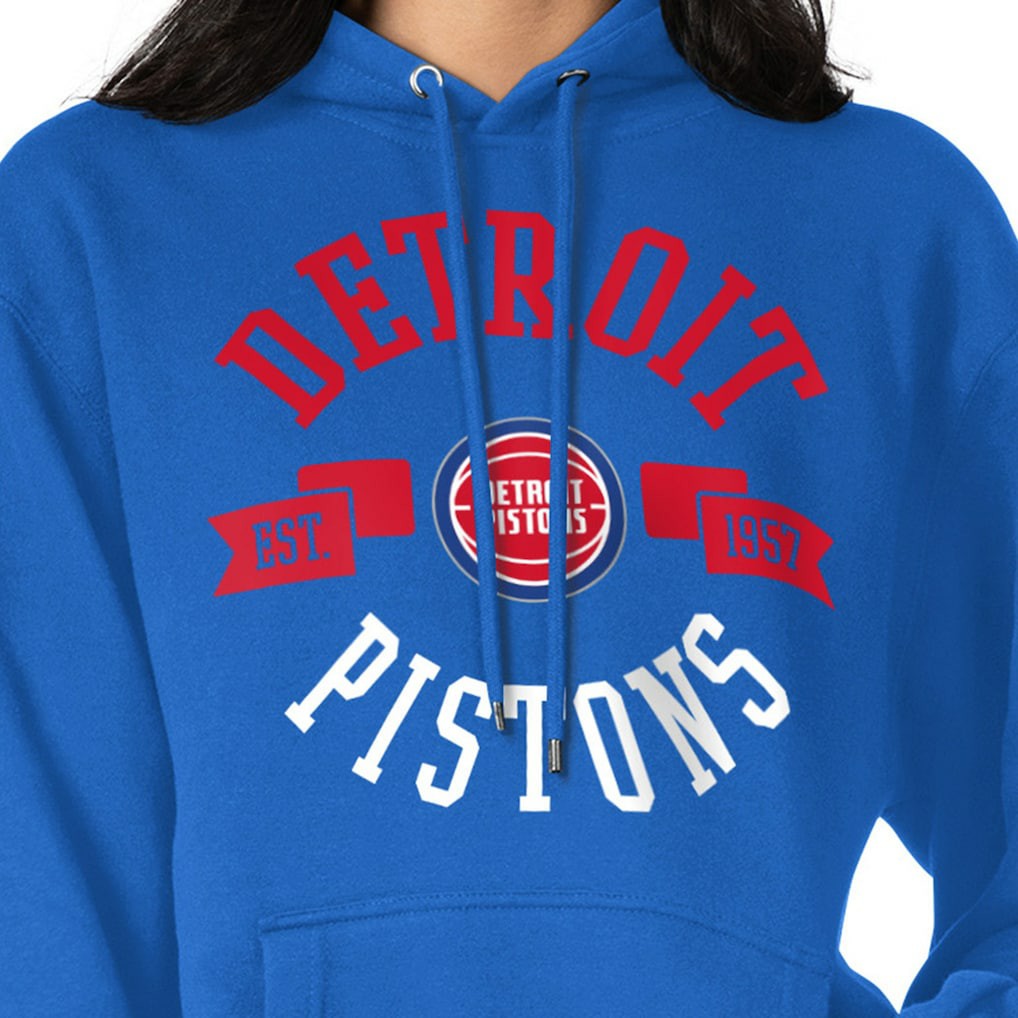 Detroit Pistons G-III 4Her by Carl Banks Women's City Pullover Hoodie sale - Blue on sale
