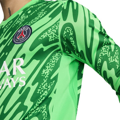 Paris Saint-Germain 2024/25 Goalkeeper Replica Stadium Long Sleeve Jersey - Green | Nike outlet