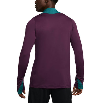 Paris Saint-Germain 2024/25 Strike Drill Performance Quarter-Zip Long Sleeve Top - Burgundy | Nike shop