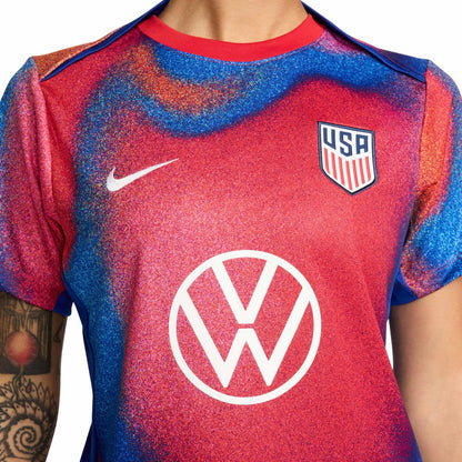 USMNT Women's 2024 Academy Pro Pre-Match Top - Red | Nike shop