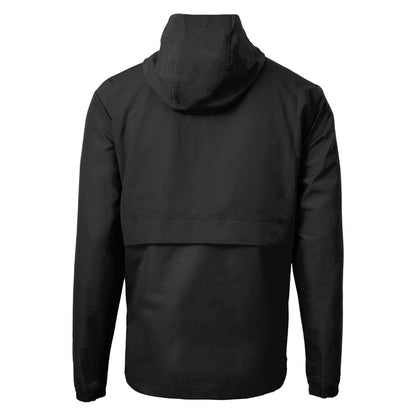Green Bay Packers Cutter & Buck Charter Eco Recycled Anorak Half-Zip Jacket - Black cheap