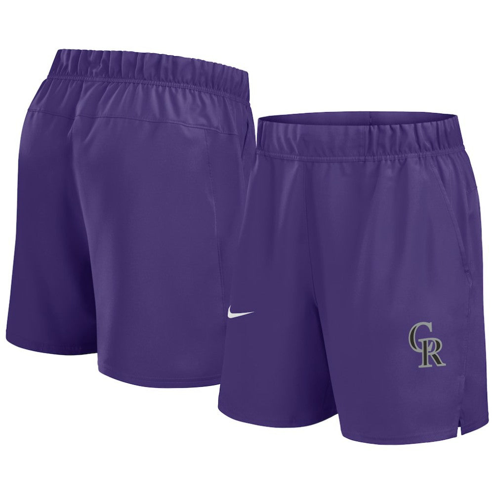 Colorado Rockies Woven Victory Dri-FIT Shorts - Purple | Nike