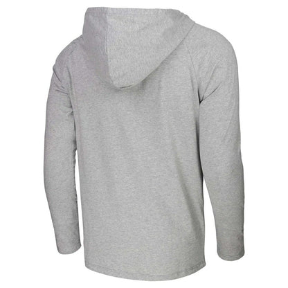 Charlotte Hornets Stadium Essentials Atrium Raglan Long Sleeve Hoodie T-Shirt - Heather Gray cheap