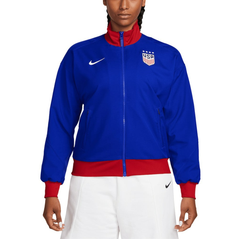 USWNT Women's 2024 Strike Anthem Full-Zip Jacket - Royal | Nike for sale
