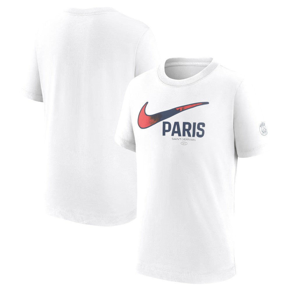Paris Saint-Germain Youth Swoosh T-Shirt - White | Nike discount