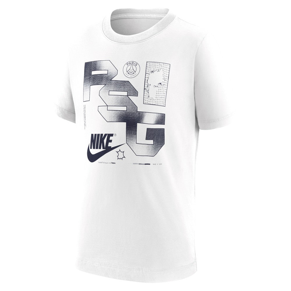 Paris Saint-Germain Youth Futura T-Shirt - White | Nike online