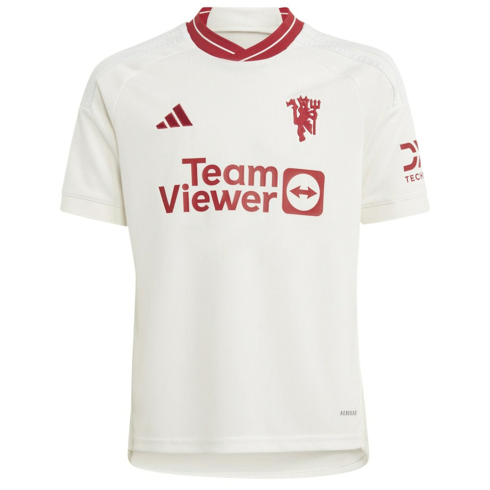 Alejandro Garnacho Manchester United Youth 2023/24 Third Replica Player Jersey – White | Adidas sale