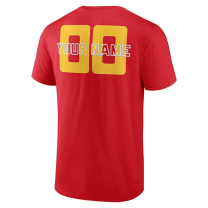 Atlanta Hawks Stellar Personalized Name & Number T-Shirt - Red shop