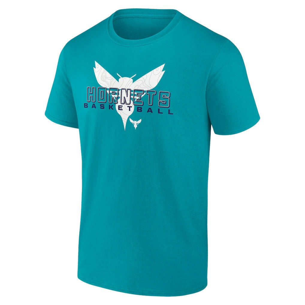 Charlotte Hornets Stellar Personalized Name & Number T-Shirt - Teal discount