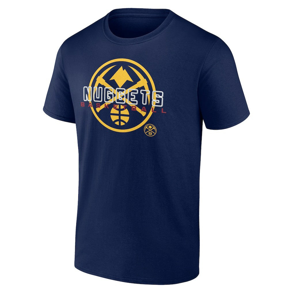 Denver Nuggets Stellar Personalized Name & Number T-Shirt sale - Navy online