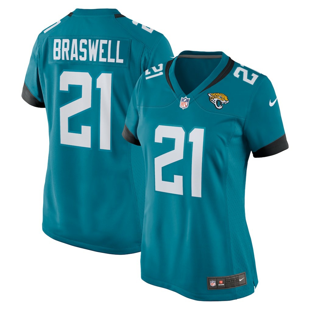 Christian Braswell Jacksonville Jaguars Women's Team Game Jersey - Teal | Nike on sale