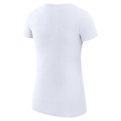 Miami Marlins G-III 4Her by Carl Banks Women's Super-Slim Fit Lightweight Love Graphic Team T-Shirt - White