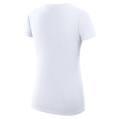 San Diego Padres G-III 4Her by Carl Banks Women's Super-Slim Fit Lightweight Love Graphic Team V-Neck T-Shirt - White