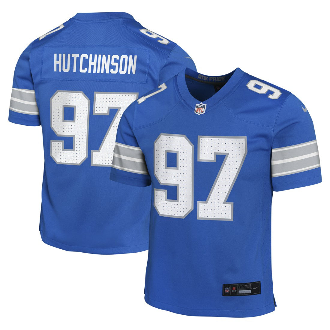Aidan Hutchinson Detroit Lions Youth Game Jersey - Blue | Nike online