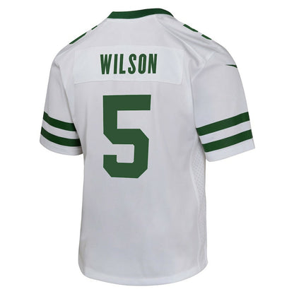 Garrett Wilson New York Jets Youth Game Jersey - White | Nike cheap