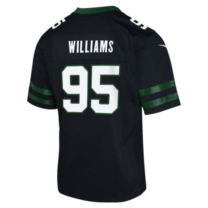 Quinnen Williams New York Jets Youth Game Jersey - Black | Nike for sale