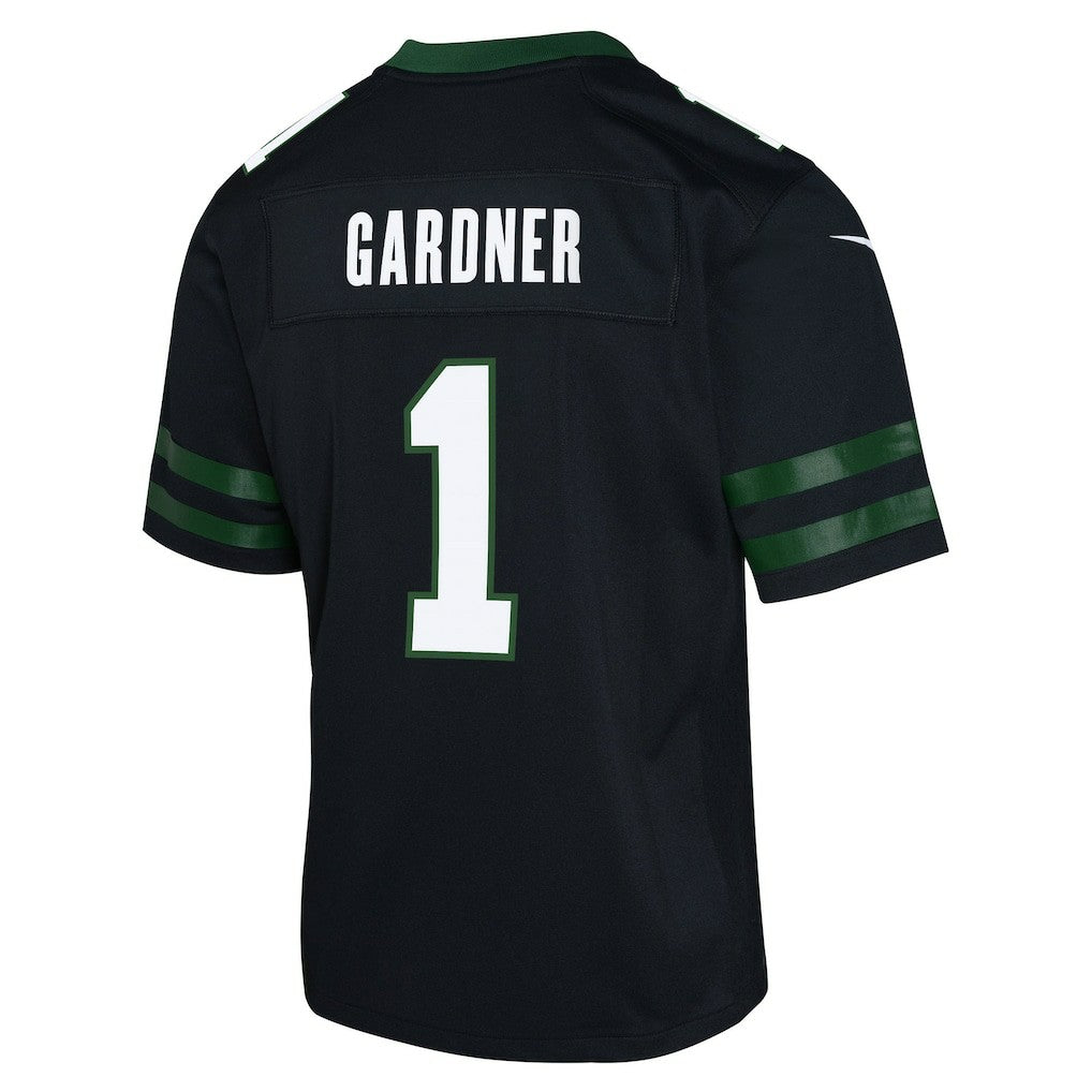 Ahmad Sauce Gardner New York Jets Youth Game Jersey - Black | Nike for sale