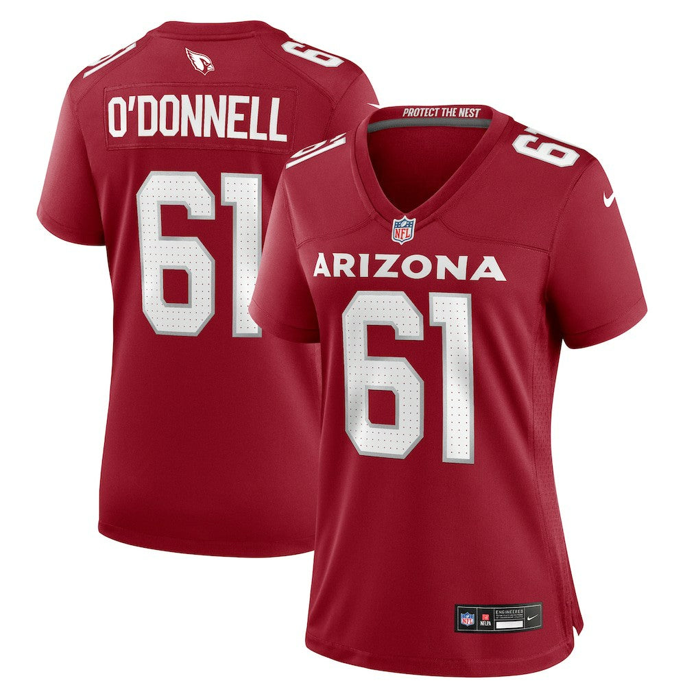Carter O'Donnell Arizona Cardinals Women's Team Game Jersey - Cardinal | Nike on sale