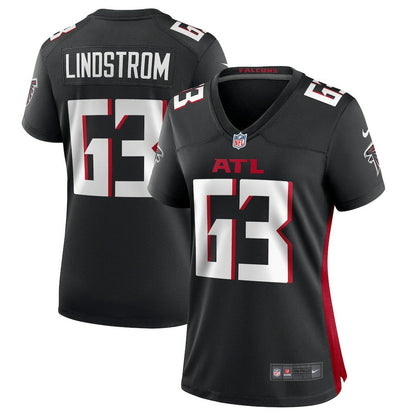Chris Lindstrom Atlanta Falcons Women's Team Game Jersey - Black | Nike online