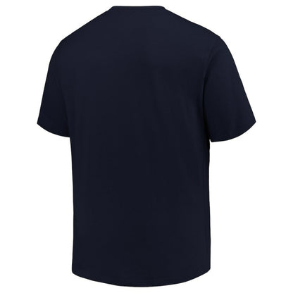 Atlanta Braves Profile Big & Tall Primary Logo T-Shirt - Navy