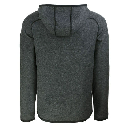Indianapolis Colts Cutter & Buck Helmet Mainsail Sweater-Knit Full-Zip Hoodie - Heather Charcoal on sale