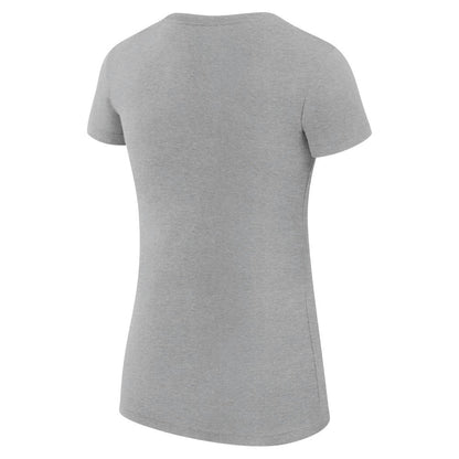 Kansas City Royals G-III 4Her by Carl Banks Women's Super-Slim Fit Lightweight City Graphic T-Shirt - Heather Gray