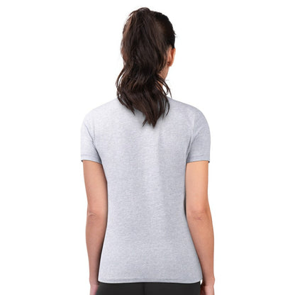 Toronto Blue Jays G-III 4Her by Carl Banks Women's Super-Slim Fit Lightweight City Graphic T-Shirt - Heather Gray