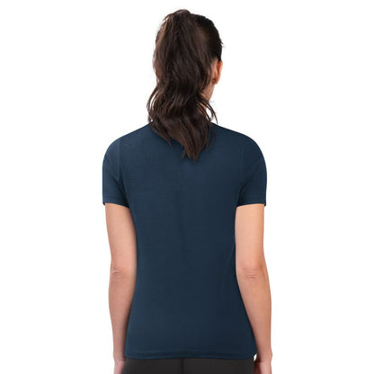 Washington Nationals G-III 4Her by Carl Banks Women's Super-Slim Fit Lightweight City Graphic T-Shirt - Navy