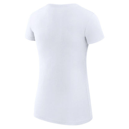 Washington Nationals G-III 4Her by Carl Banks Women's Super-Slim Fit Lightweight City Graphic T-Shirt - White