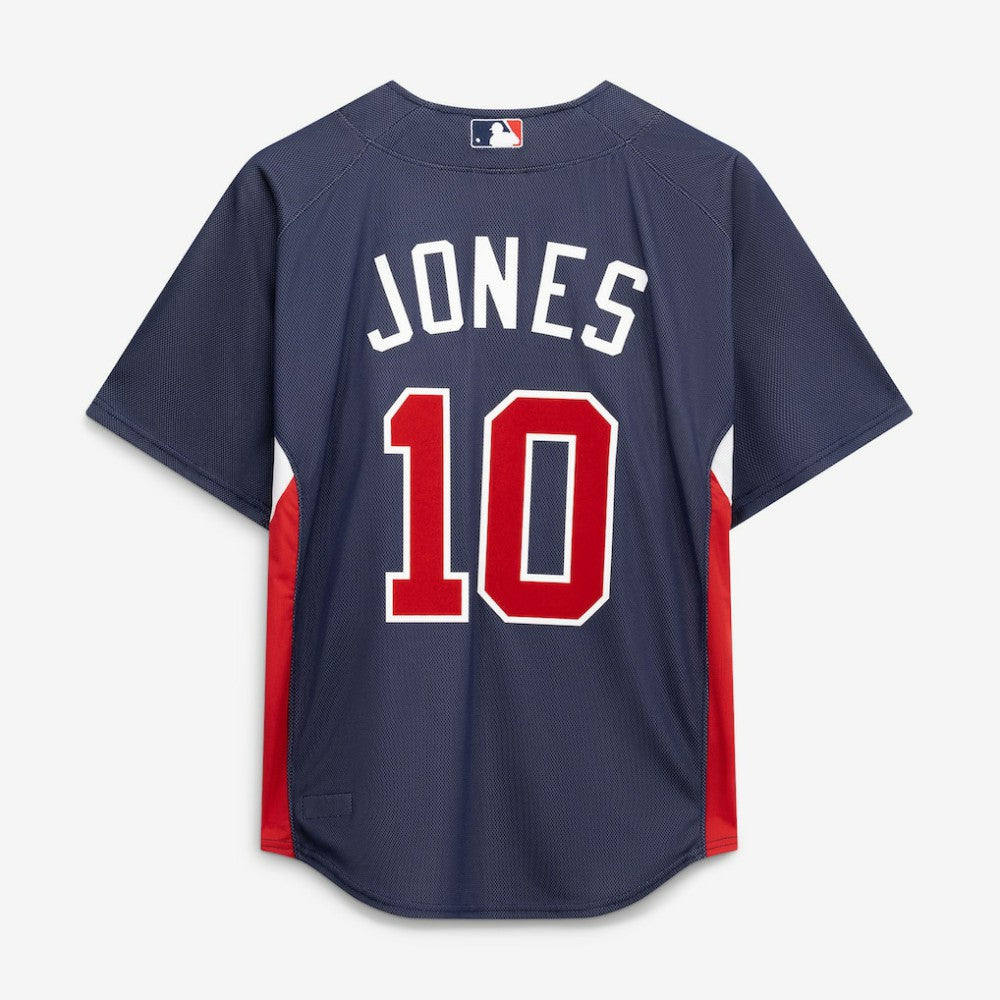 Chipper Jones Atlanta Braves Authentic Batting Practice Jersey - Navy | Mitchell & Ness