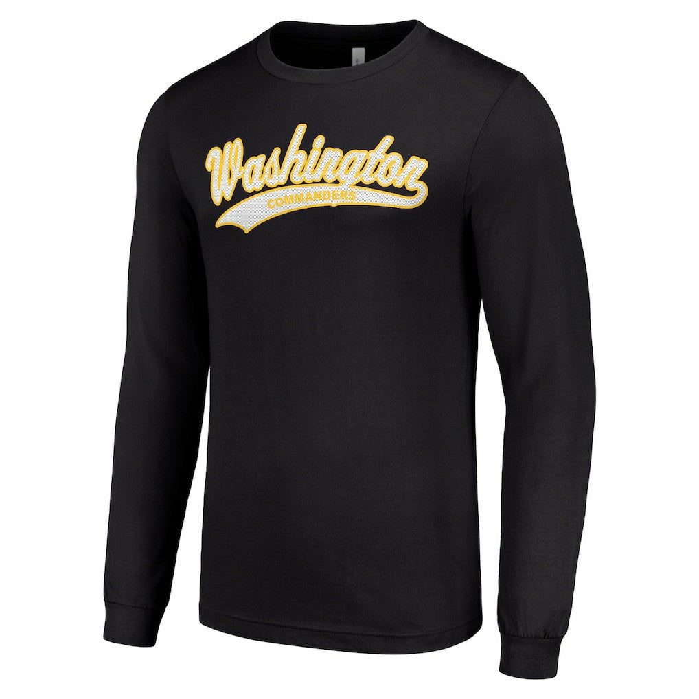 Washington Commanders Starter Tailsweep Long Sleeve T-Shirt - Black outlet