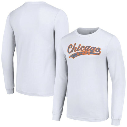 Chicago Bears Starter Tailsweep Long Sleeve T-Shirt - White online