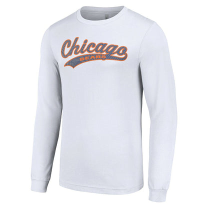 Chicago Bears Starter Tailsweep Long Sleeve T-Shirt - White online