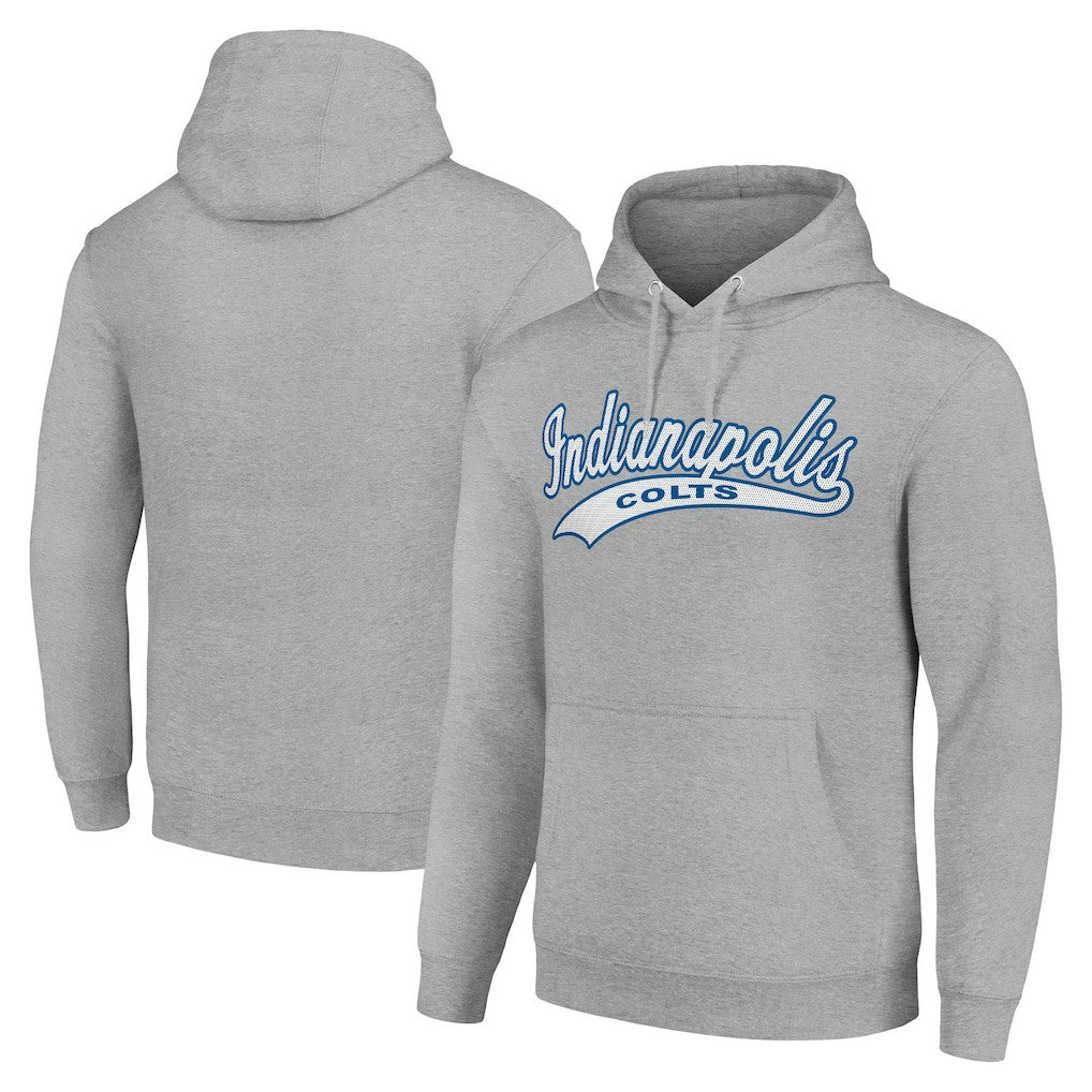 Indianapolis Colts Starter Unisex Tailsweep Pullover Hoodie - Heather Gray online