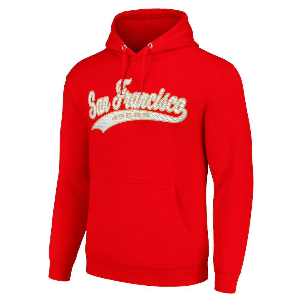 San Francisco 49ers Starter Unisex Tailsweep Pullover Hoodie - Scarlet online