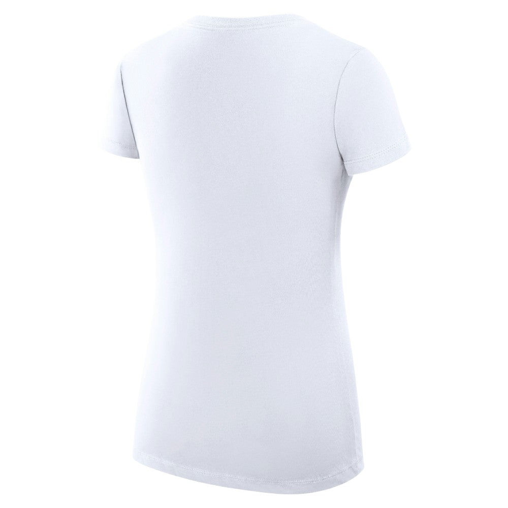 Kansas City Royals G-III 4Her by Carl Banks Women's Super-Slim Fit Lightweight City Graphic V-Neck T-Shirt - White