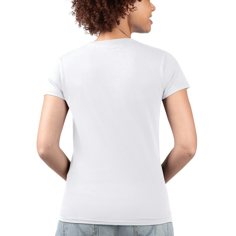 Minnesota Twins G-III 4Her by Carl Banks Women's Super-Slim Fit Lightweight City Graphic V-Neck T-Shirt - White