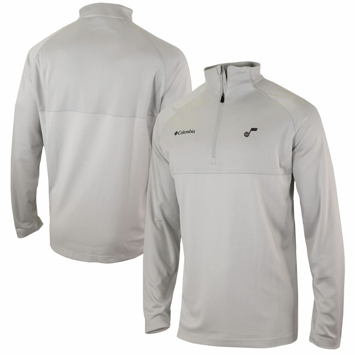 Utah Jazz Omni-Wick Rockin' It Quarter-Zip Pullover Top - Heather Gray | Columbia cheap