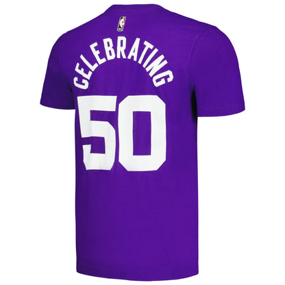 Utah Jazz Unisex 50th Anniversary T-Shirt - Purple | Nike on sale