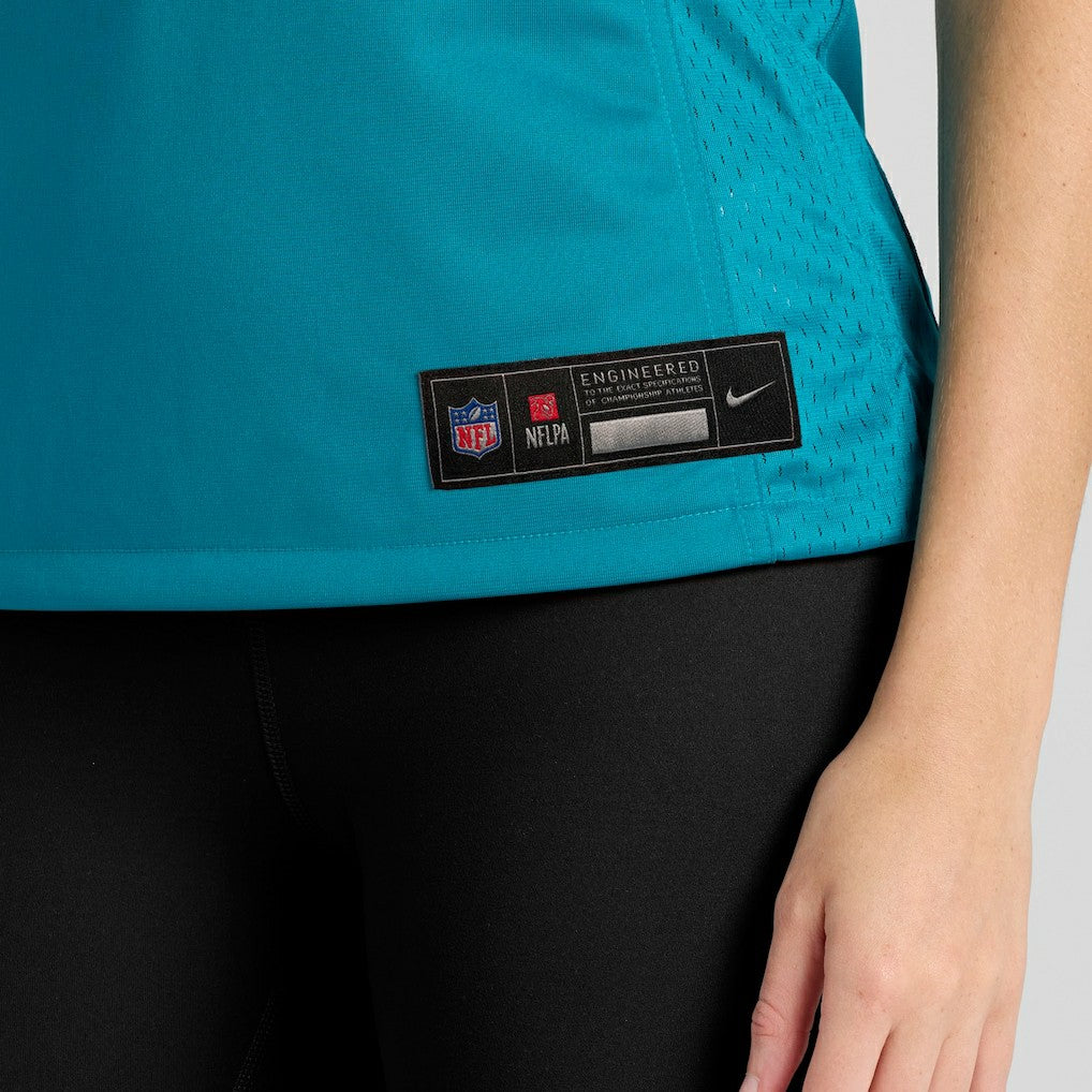 Nathan Rourke Jacksonville Jaguars Women's Team Game Jersey - Teal | Nike online