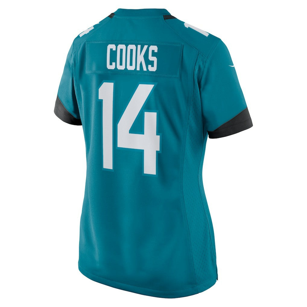 Elijah Cooks Jacksonville Jaguars Women's Team Game Jersey - Teal | Nike for sale