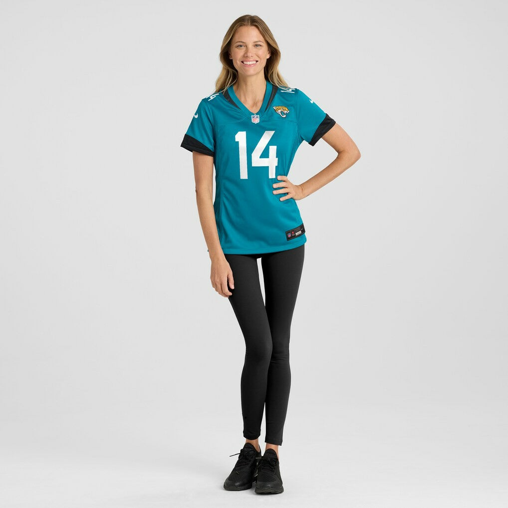 Elijah Cooks Jacksonville Jaguars Women's Team Game Jersey - Teal | Nike for sale